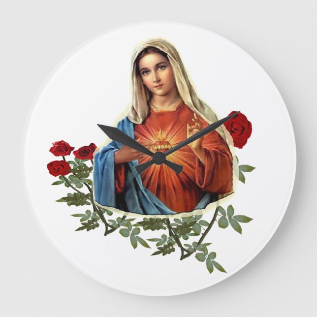 Relógio Grande Mãe Mary (Frente)