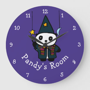 Relógio Grande Mago Personalizado Pandy o Panda