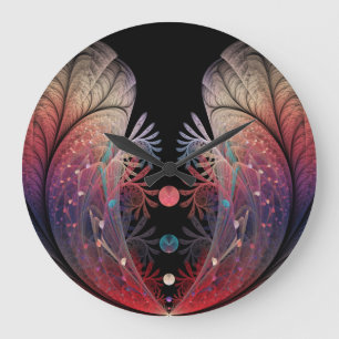 Relógio Grande Malabarismo Abstrato Fantasia Moderna Arte Fractal