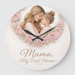 Relógio Grande Mama — Meu Primeiro Lar Floral Mãe e Filha