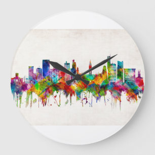 Relógio Grande Manchester England Skyline