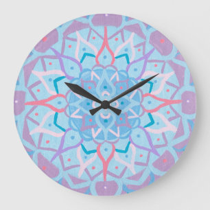Relógio Grande Mandala Clock