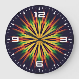 Relógio Grande Mandala Flower- 21855