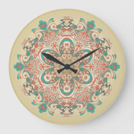 Relógio Grande Mandala Kaleidoscope - Wallclock