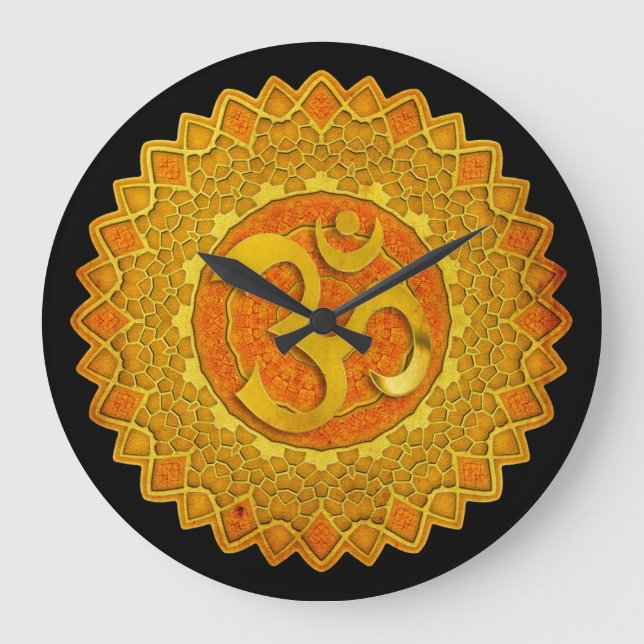 Relógio Grande Mandala OM - Espirografógrafo (Frente)