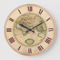 Mapa antigo do mundo
