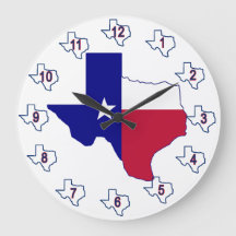 Mapa de Sinalizador do Texas