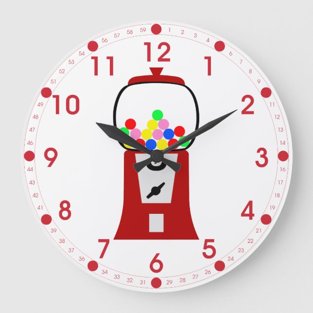 Relógio Grande Máquina de Gumball (Frente)