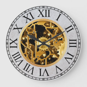 Relógio Grande Maquinismo de relojoaria de Steampunk