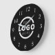 Relógio Grande Marca do Promocional de logotipo da empresa person (Angle)