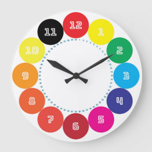 Relógio Grande Marcação CLOCK números horários enormes em seg
