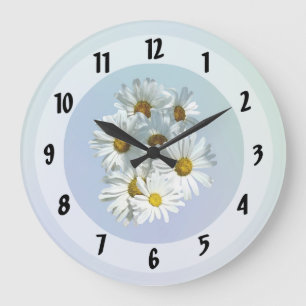 Relógio Grande Margaridas ao Sol II