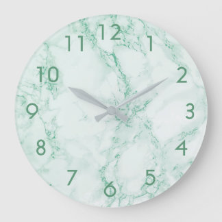 Relógio Grande Mármore verde da tendência