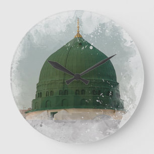 Relógio Grande Masjid An-Nabawi - Ilustração de aquawi Islâmic