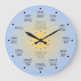 Relógio Grande Math clock (constants)