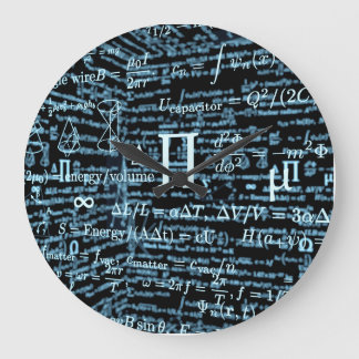 Relógio Grande Mathematik Algebra Design