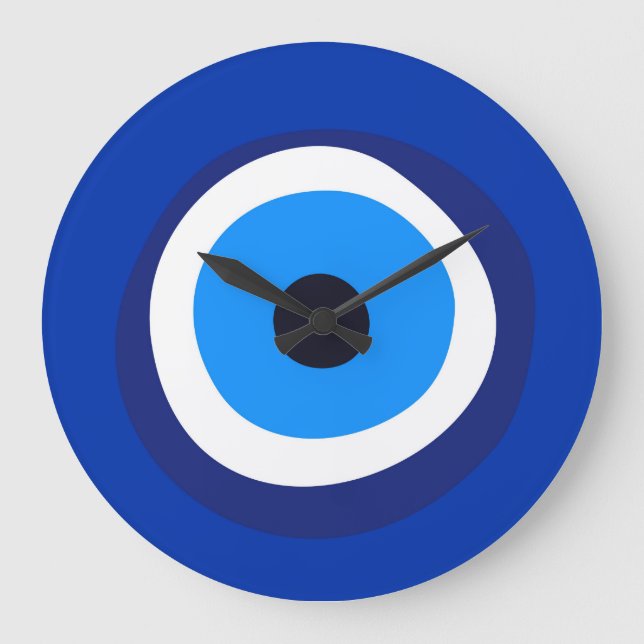 Relógio Grande mau, símbolo dos olhos, árabe-turco, talismã (Frente)