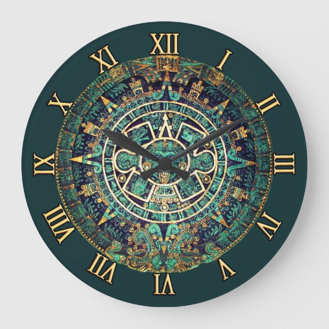 Relógio Grande Mayan Calendar Clock (Frente)