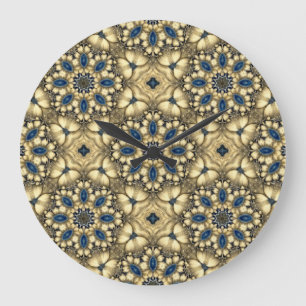 Relógio Grande Medalhão de Safira Patrimonial