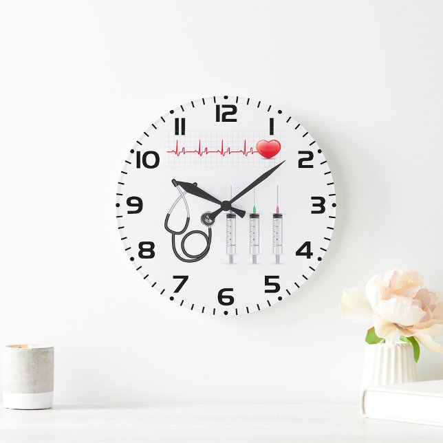 Relógio Grande Medical Equipment Heartbeat Healthcare (Criador carregado)