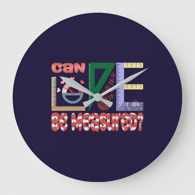 Relógio Grande Medições do Amor (Frente)