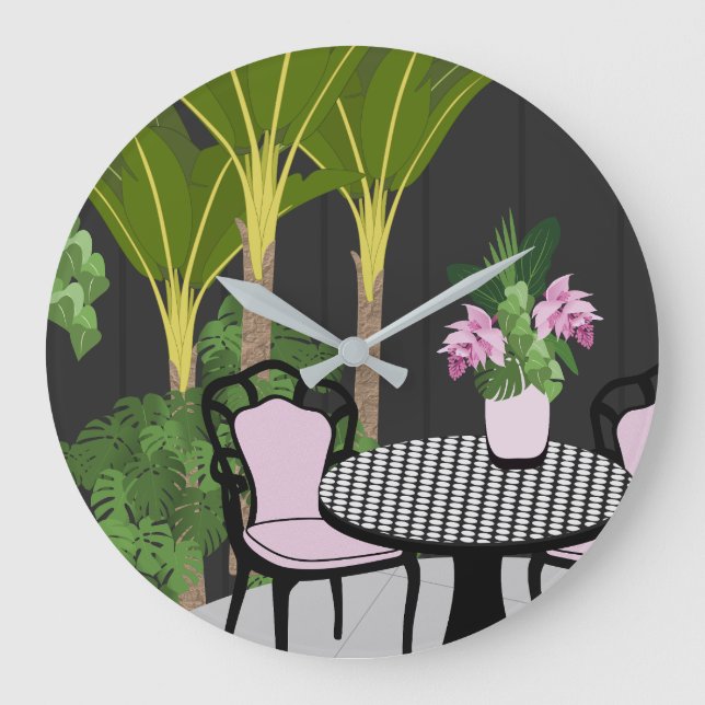 Relógio Grande Medinilla Garden Courtyard (Frente)