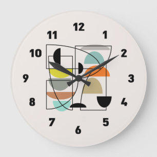 Relógio Grande Meio século Moderno "Bolinhos"