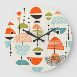 Relógio Grande Meio século Moderno Claro