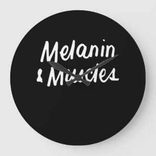 Relógio Grande Melanina E Músculos O Preto É Um Belo Ginásio D