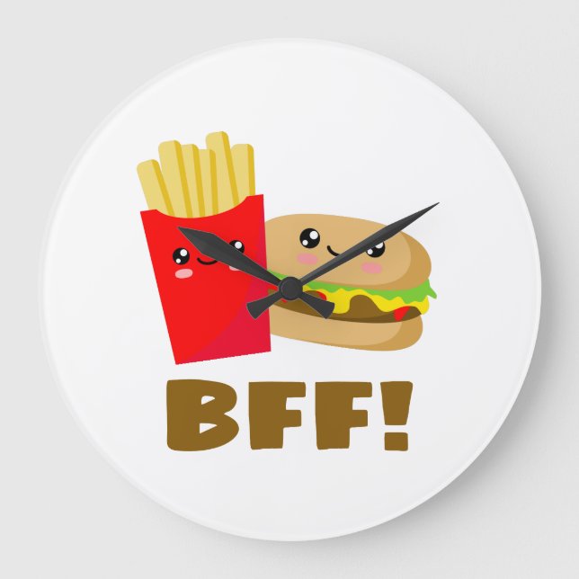 Relógio Grande Melhores Amigos para Sempre (Frente)