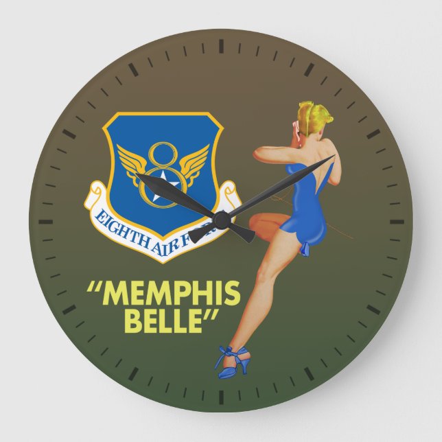 Relógio Grande "Memphis Belle" 8ª Força Aérea (Frente)