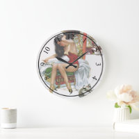 Menina do Pin-Acima da arte do vintage da beleza