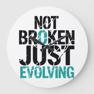 Relógio Grande Mental Health Recovery Not Broken Quote