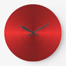 Metallic Red Concentric Circle Gradient