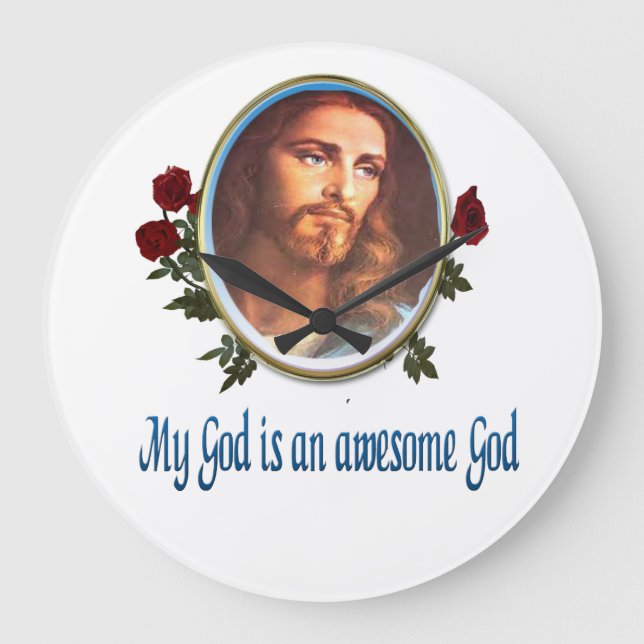 Relógio Grande Meu Deus é um Deus incrível (Frente)