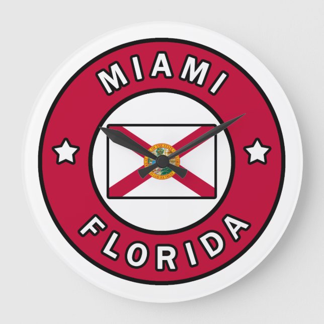 Relógio Grande Miami Florida (Frente)