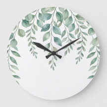 Minimalist Watercolor Eucalyptus Cascading Monogra