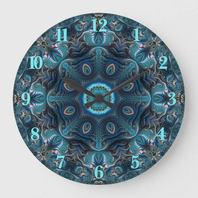 Relógio Grande Misterioso Espaço Mandala (Frente)