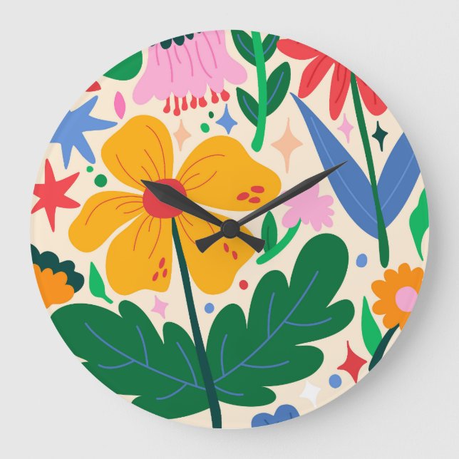 Relógio Grande Mistura de ventilador (Frente)