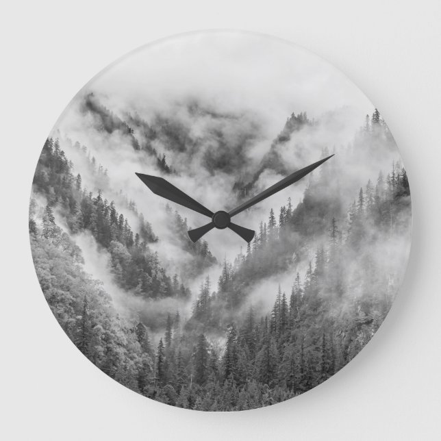 Relógio Grande Misty Jiuzhaigou: Patrimônio da UNESCO na China. (Frente)