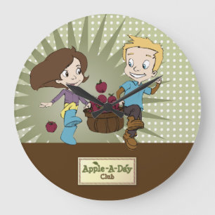 Relógio Grande Miúdos bonitos - Apple - um clube do dia!