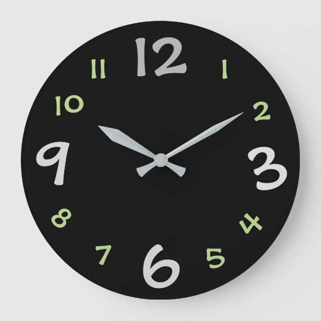 Relógio Grande Modern design wall Clock (Frente)