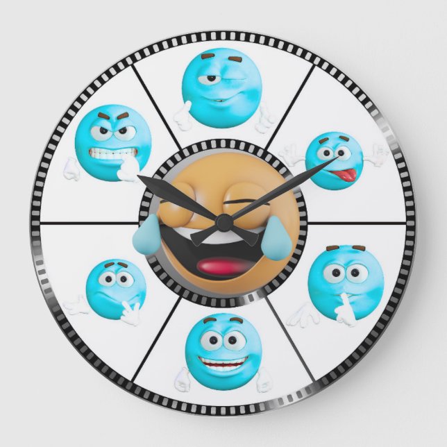 Relógio Grande Modern Funny Wall Clock (Frente)