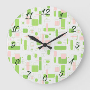 Relógio Grande Moderno do século médio geométrico