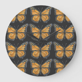 Relógio Grande Monarch Butterfly