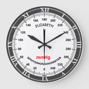 Relógio Grande Monitorização Da Pressão Arterial Do Sphygmoman