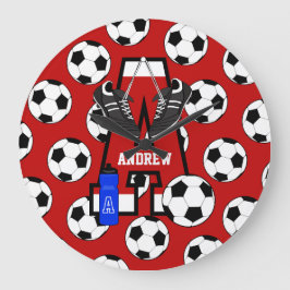 Relógio Grande Monograma personalizado - Letra A