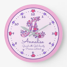 Monograma Um nome de corações para garotas que sig