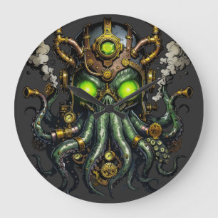 Relógio Grande monstro Steampunk Cthulhu
