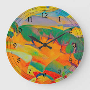 Relógio Grande Montanhas de Maiorca, pintura de Leo Gestel